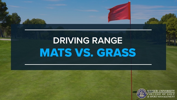 Which is better for golf? Hitting off the mat or grass? 