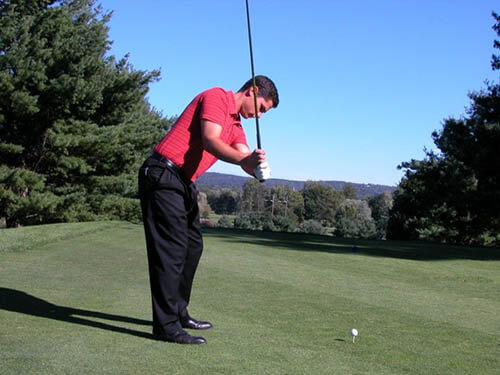 Golf Swing Stance Example 2 – Keiser Golf