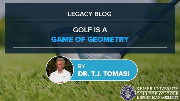 Golf is a Game of Geometry - Keiser infographic