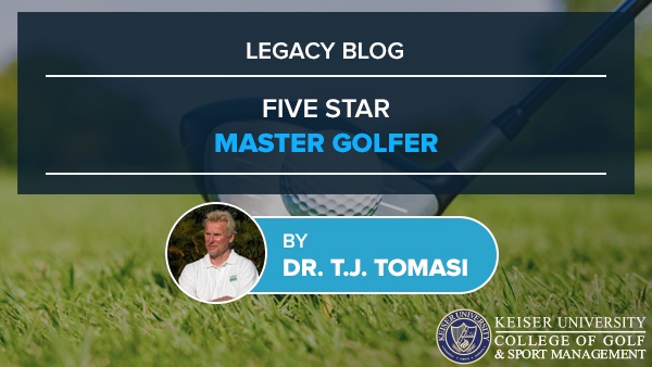 Five Star Master Golfer - Keiser Golf Infographic