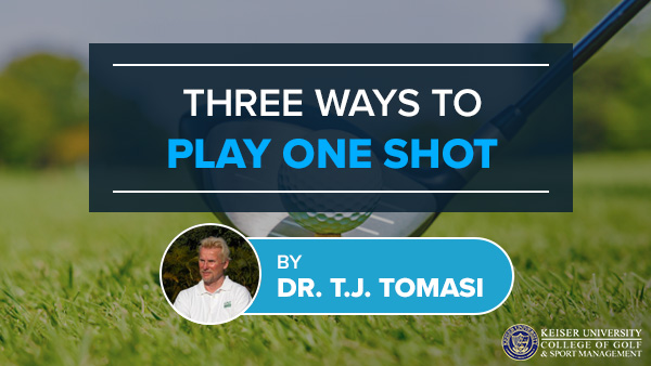 Three Ways to Play One Shot