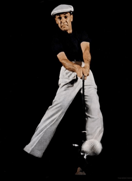 Man Swinging a Golf Club - Keiser Golf Infographic