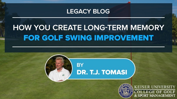 Memory for Golf Swing Improvement - Keiser Golf