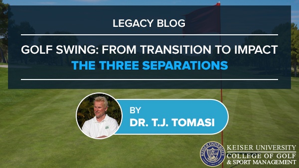 Golf Swing From Transition to Impact - Keiser Golf Infographic