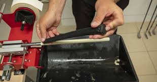 Image showing how to prepare the new grip.